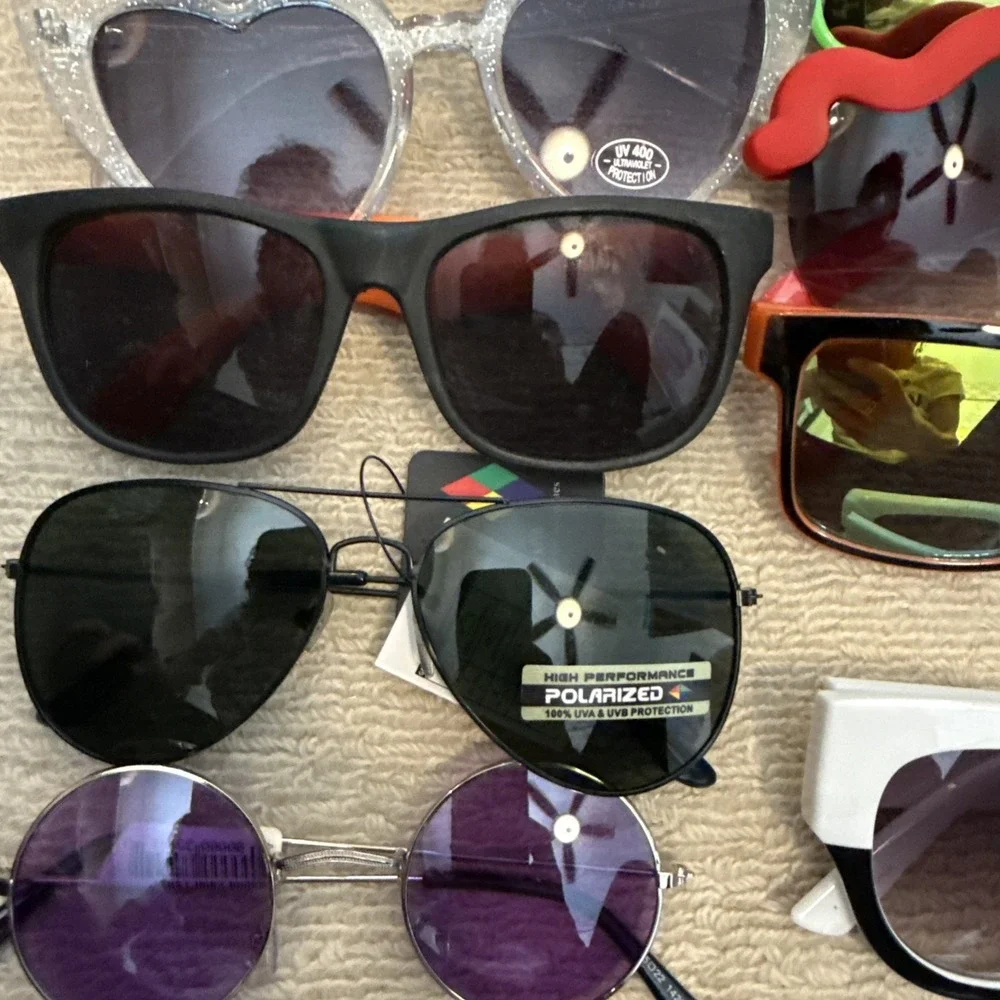 44 Pairs NWT Women's Sunglasses - Trendy, Hot Styles, Oversized, Aviator,Round+